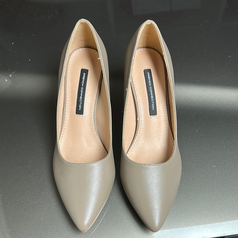 French Connection Taupe Heels